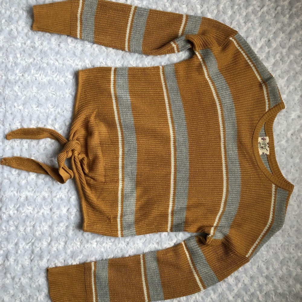 Tie Front Sweater